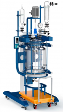 Комплект: стеклянный реактор с подъемным механизмом и фильтром на 30 литров + термостат + насос PL.HM01.01.8 + нутч-фильтр